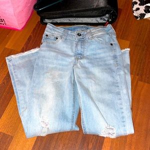 Art class ripped jeans light wash
